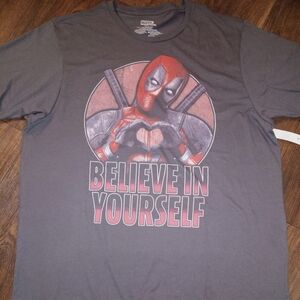 Marvel Deadpool Graphic T-Shirt 👕 2XL 50-52